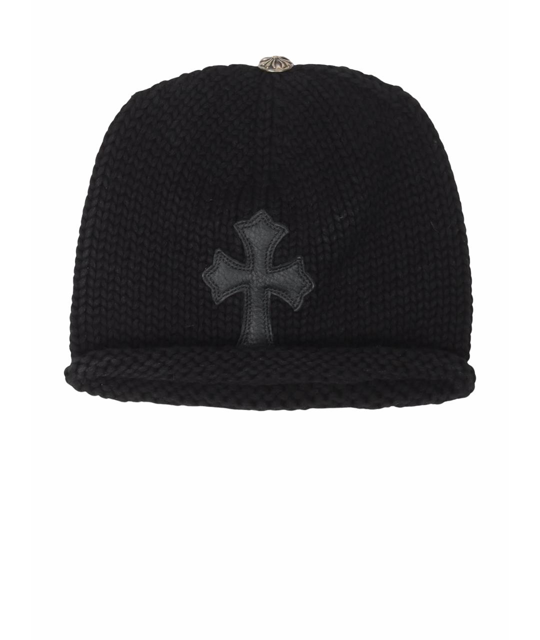 CHROME HEARTS Черная шапка, фото 1