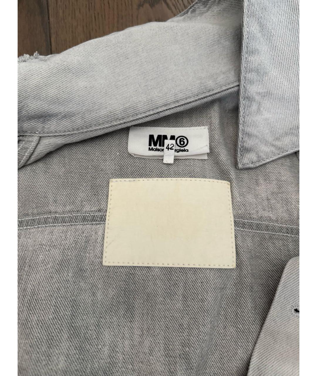 MM6 MAISON MARGIELA Белая хлопковая куртка, фото 3