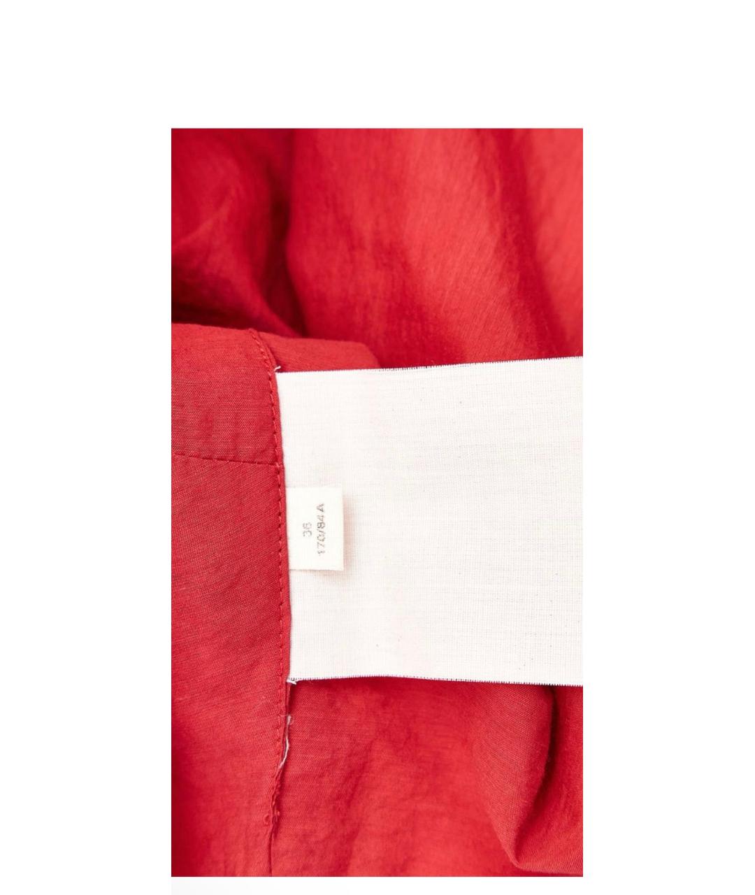 ACNE STUDIOS Красный хлопковый костюм с юбками, фото 7