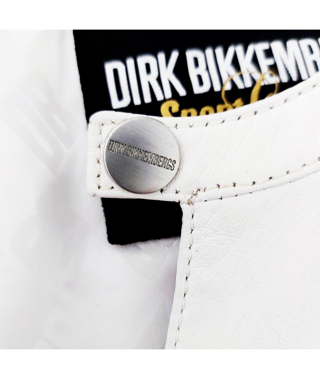 BIKKEMBERGS Белая кожаная куртка, фото 4