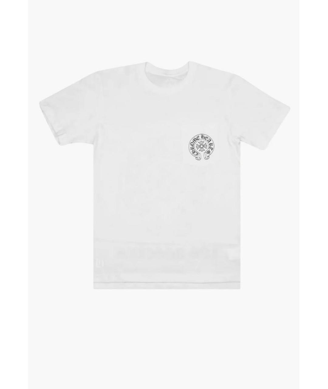 CHROME HEARTS Белая хлопковая футболка, фото 3