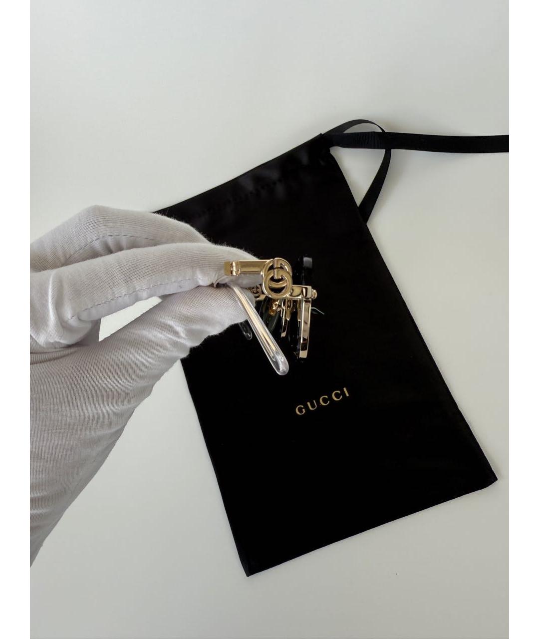 GUCCI Коричневые металлические солнцезащитные очки, фото 8