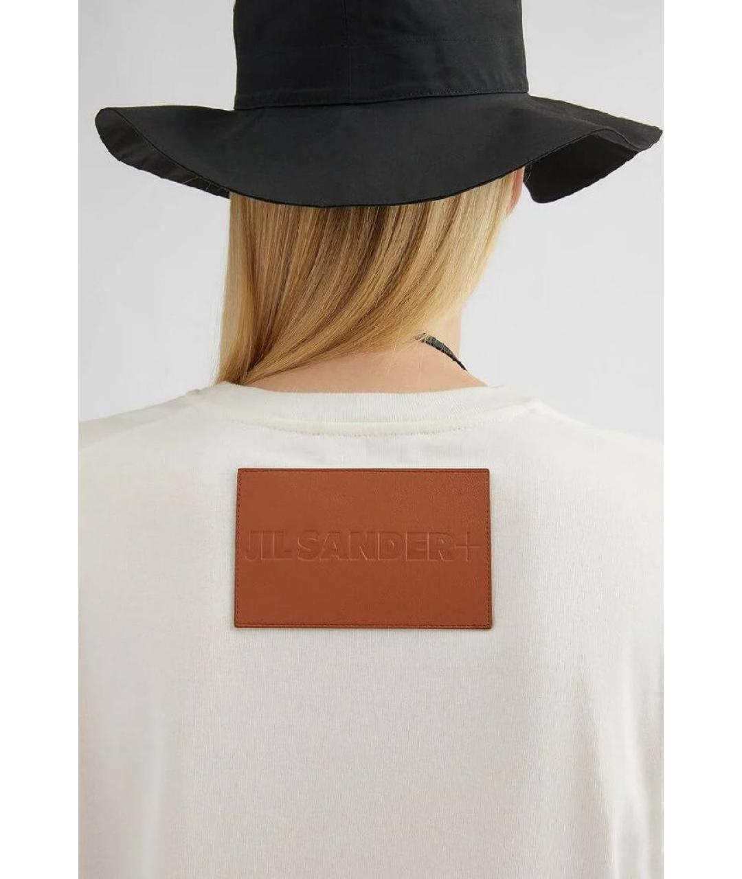 JIL SANDER Белая хлопковая футболка, фото 4