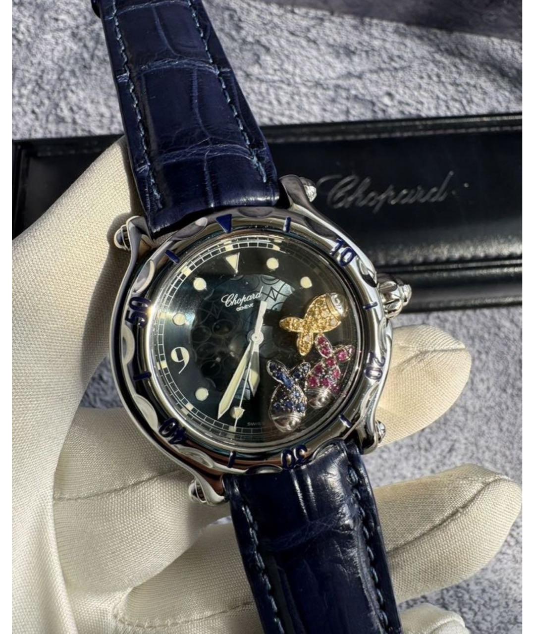 CHOPARD Синие часы, фото 6
