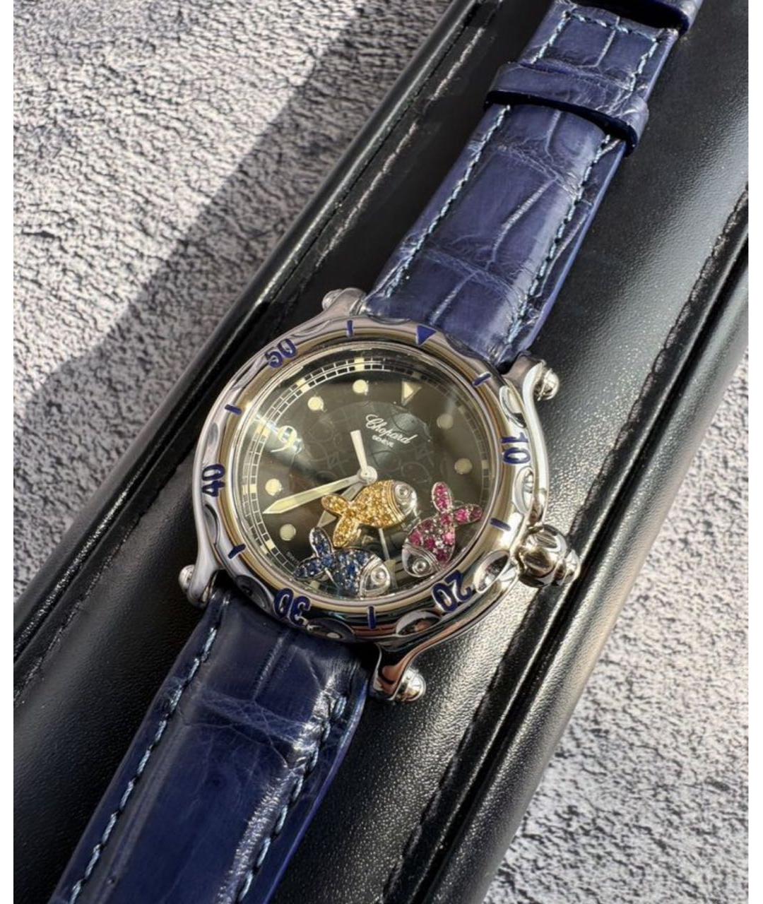 CHOPARD Синие часы, фото 5