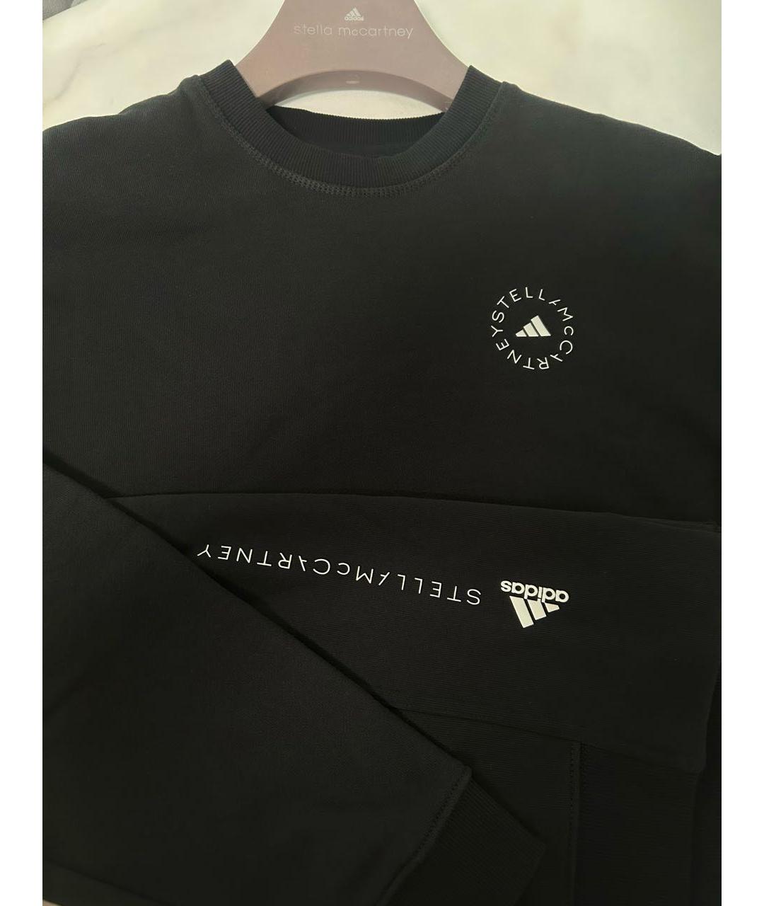 ADIDAS BY STELLA MCCARTNEY Черный хлопковый джемпер / свитер, фото 3