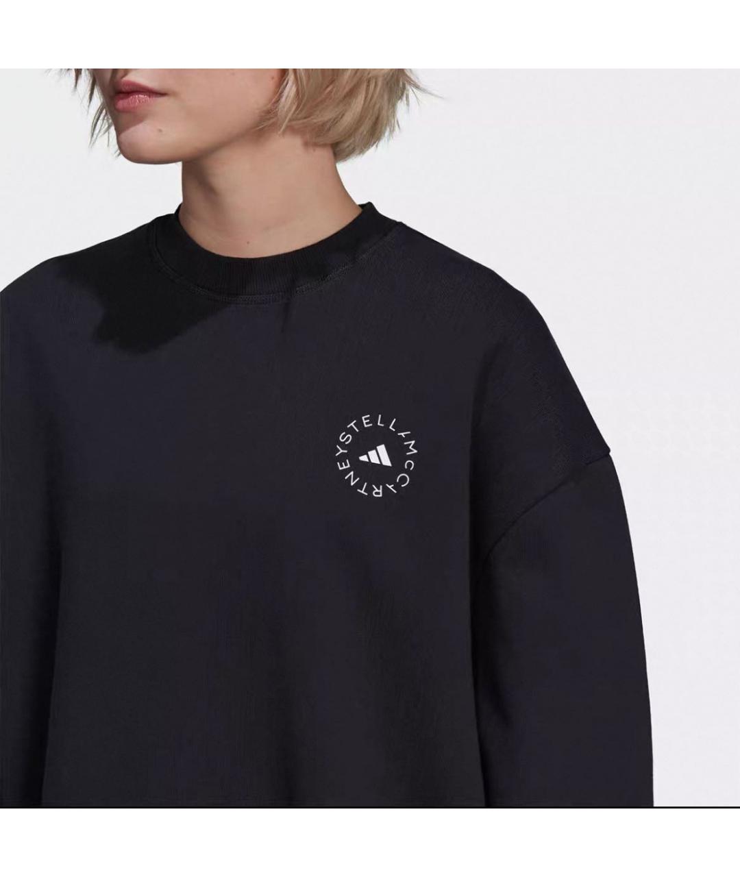 ADIDAS BY STELLA MCCARTNEY Черный хлопковый джемпер / свитер, фото 7