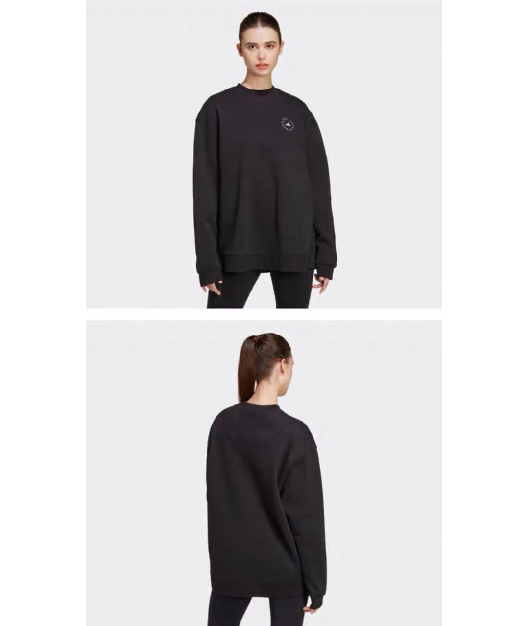 ADIDAS BY STELLA MCCARTNEY Черный хлопковый джемпер / свитер, фото 8