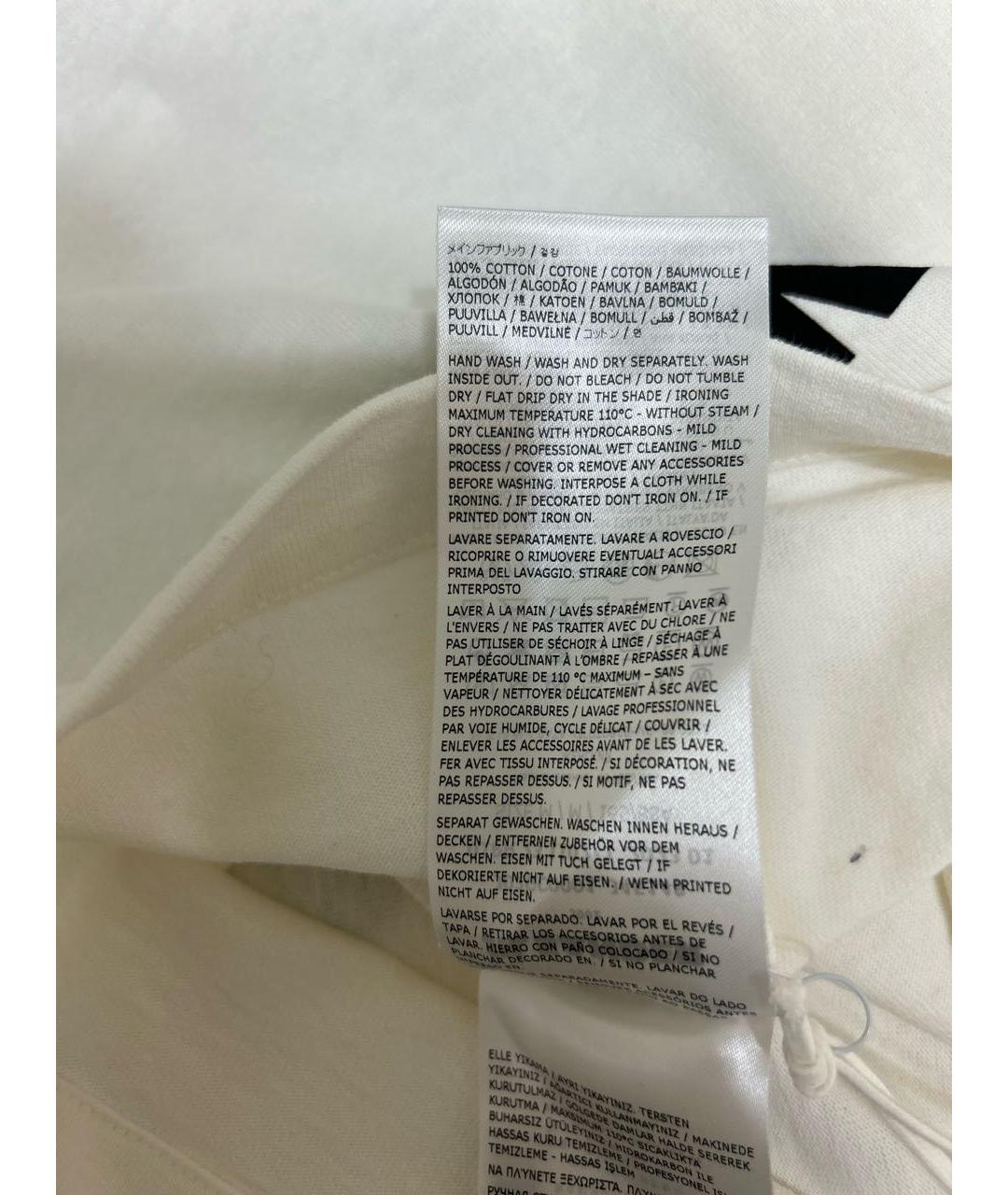 JIL SANDER Белая хлопковая футболка, фото 5