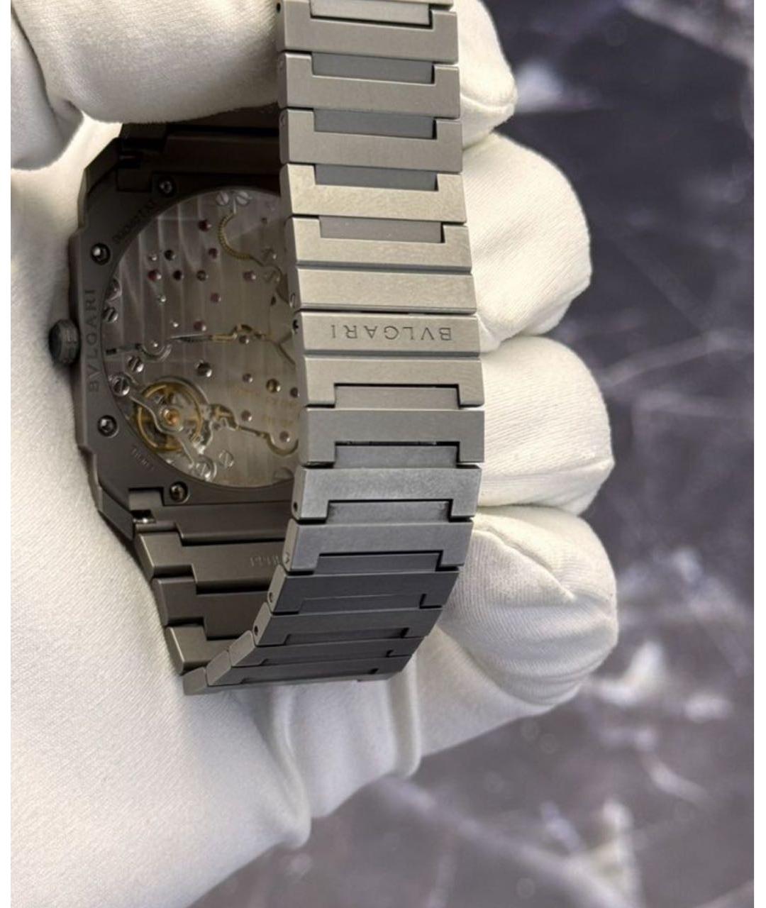 BVLGARI Серые часы, фото 5