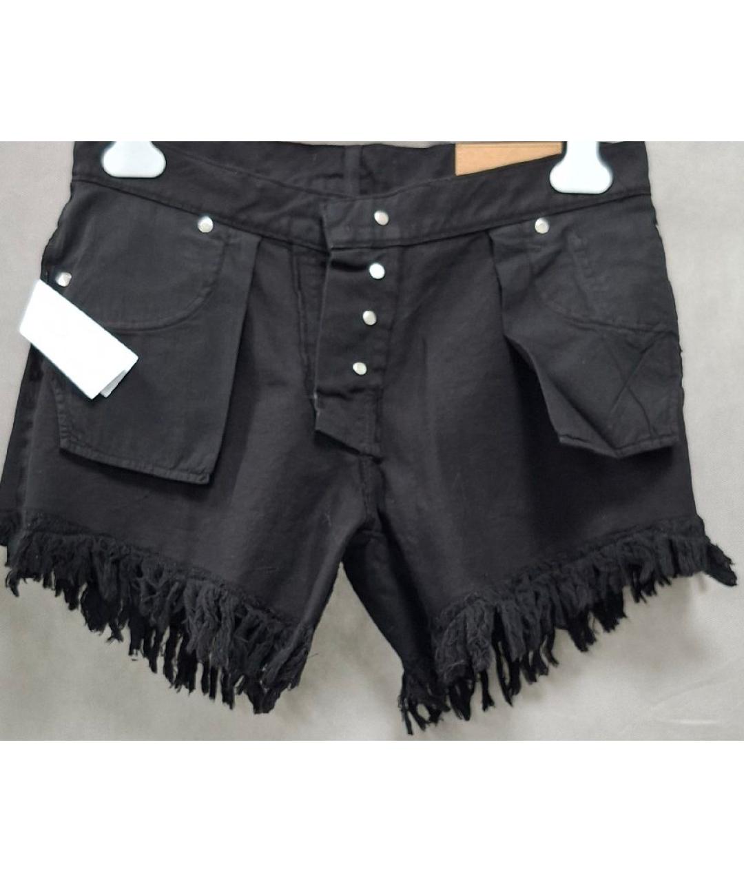 ERMANNO SCERVINO Черные хлопковые спортивные брюки и шорты, фото 8