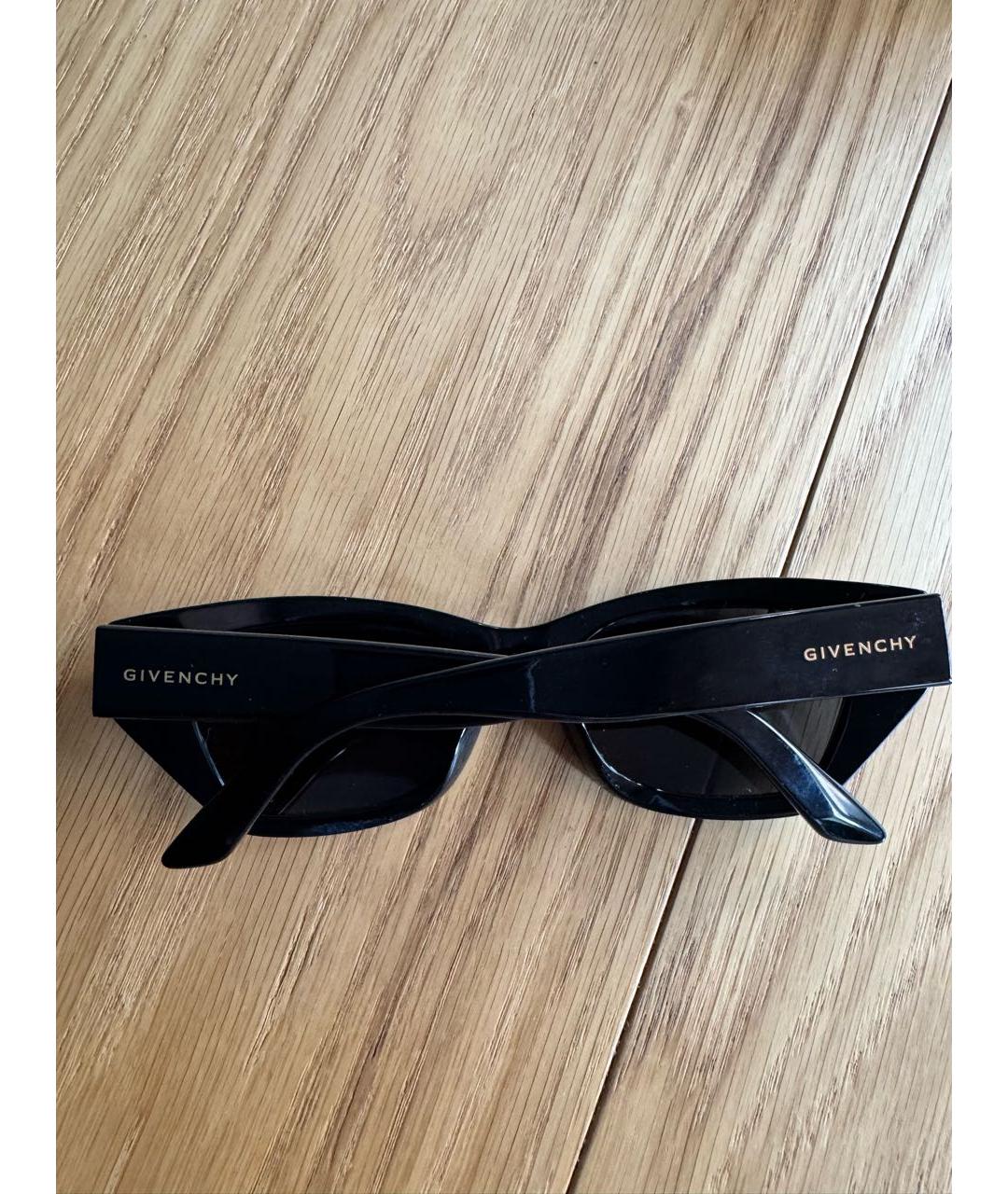 GIVENCHY Черные пластиковые солнцезащитные очки, фото 2