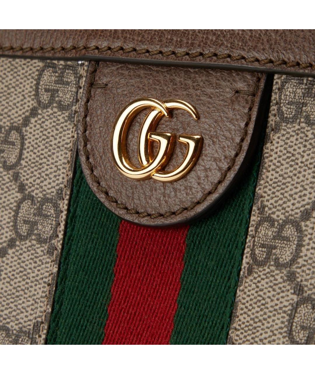 GUCCI Кожаная сумка тоут, фото 8