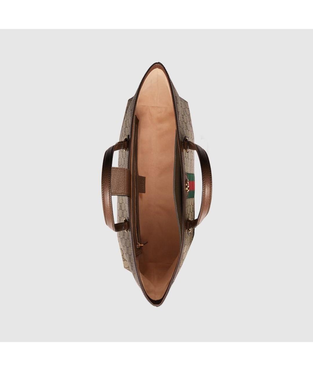 GUCCI Кожаная сумка тоут, фото 6