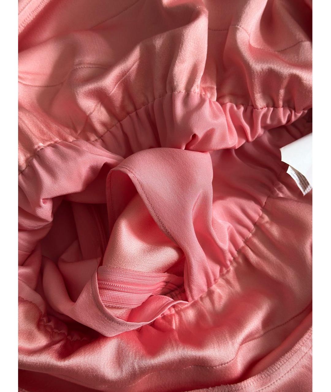 RED VALENTINO Розовое ацетатное коктейльное платье, фото 3