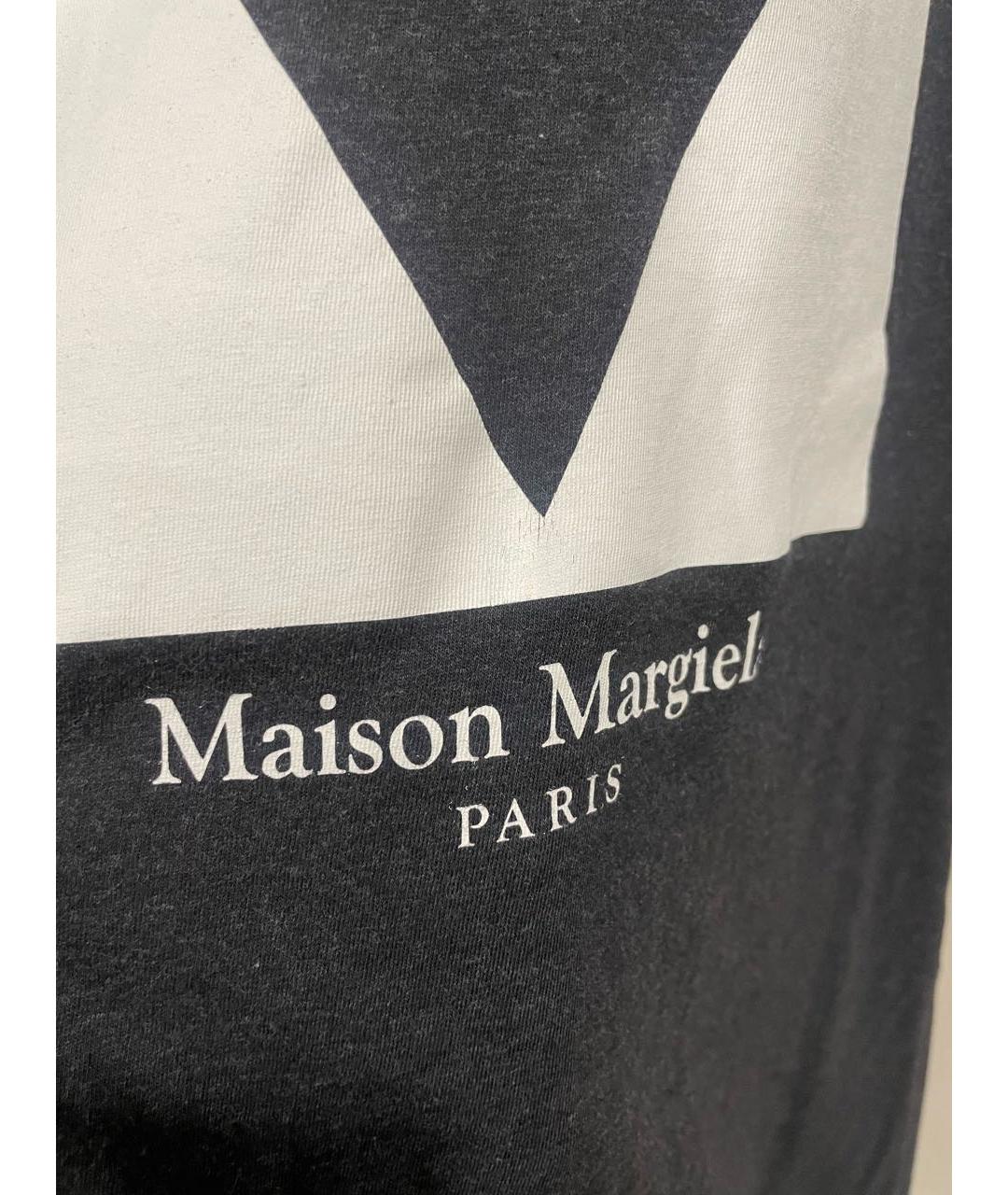 MAISON MARGIELA Серая хлопковая футболка, фото 4