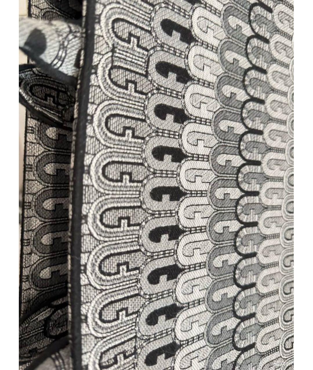 FURLA Антрацитовая кожаная сумка тоут, фото 4
