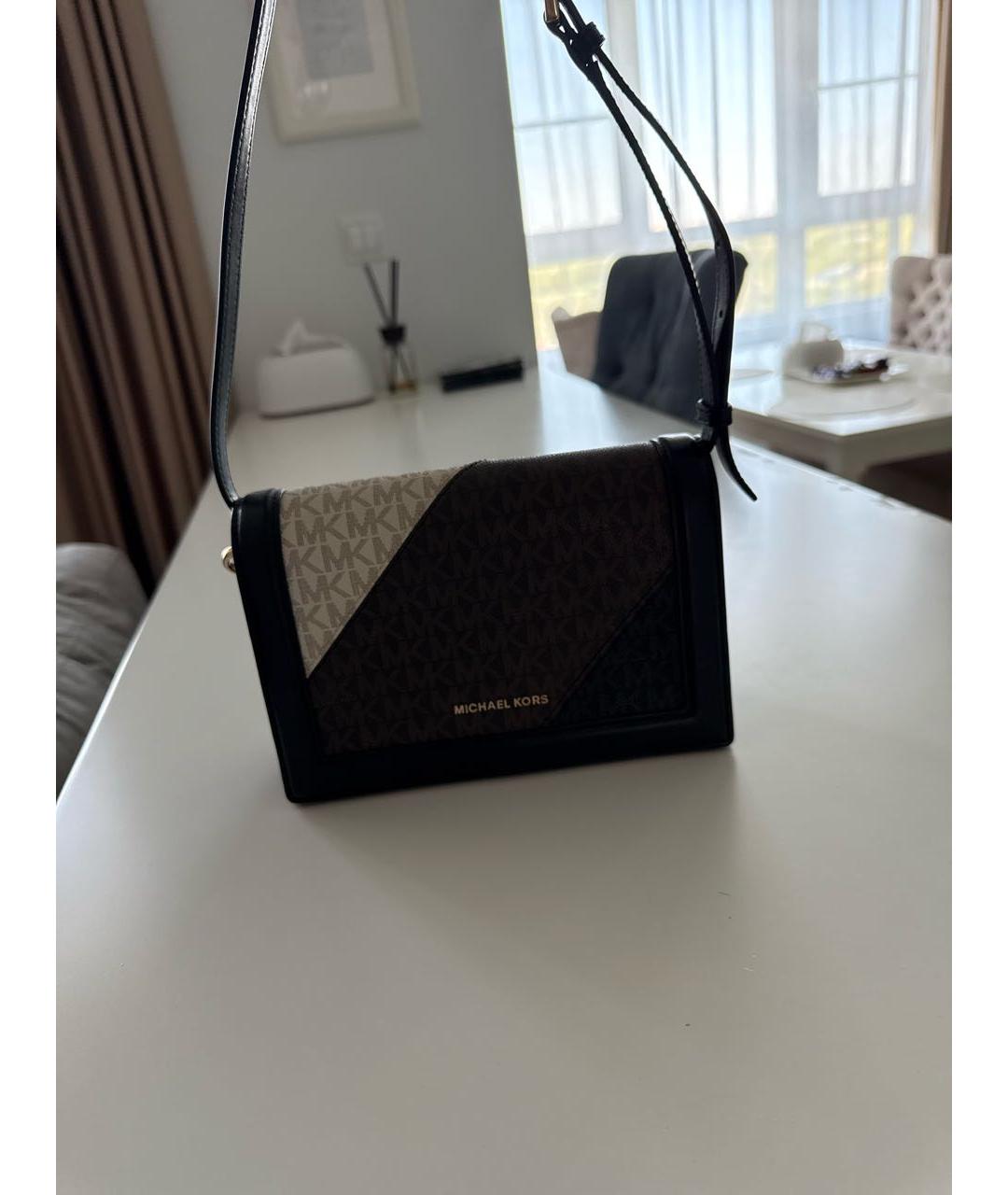 MICHAEL KORS Коричневая сумка через плечо, фото 5