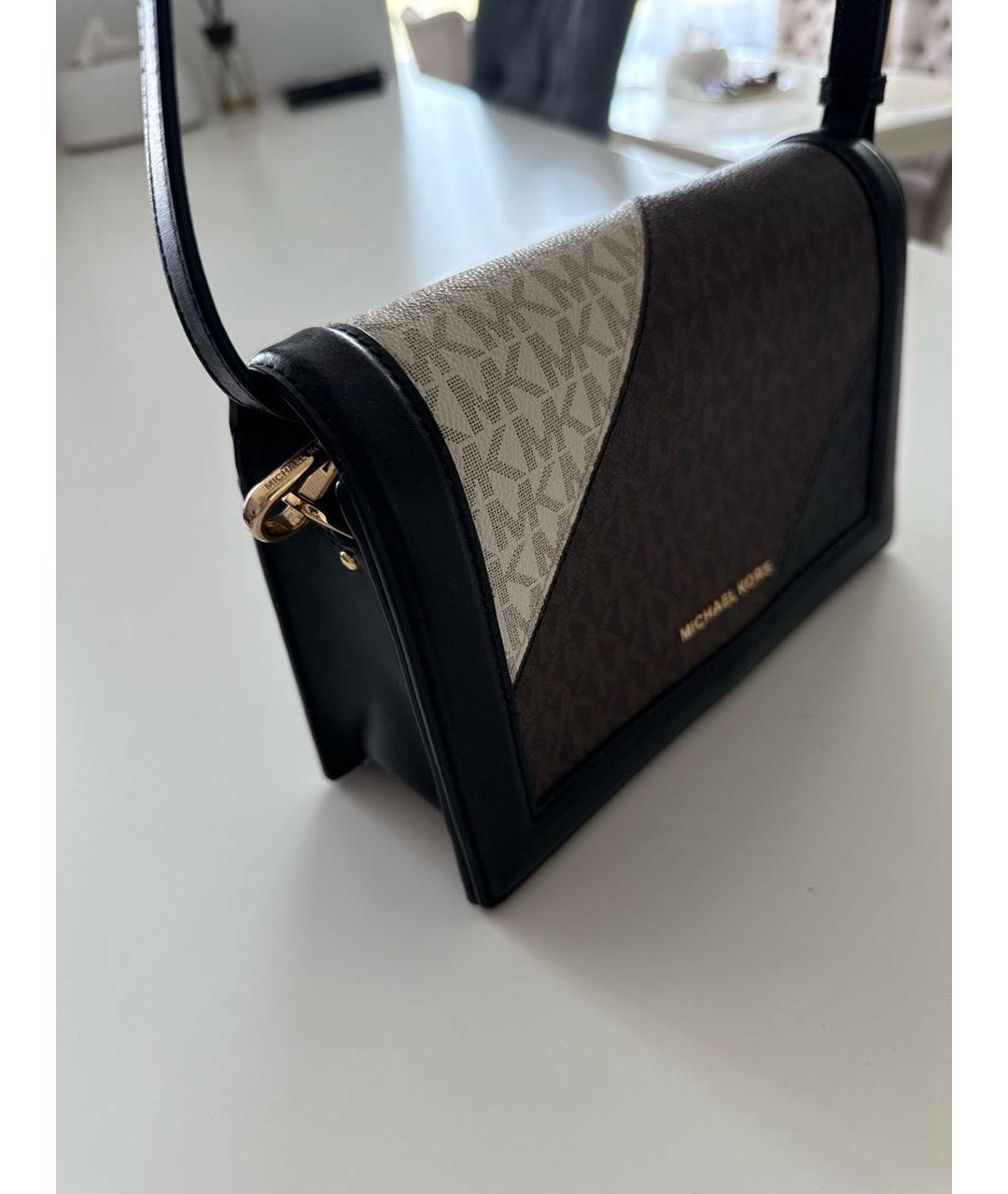 MICHAEL KORS Коричневая сумка через плечо, фото 2