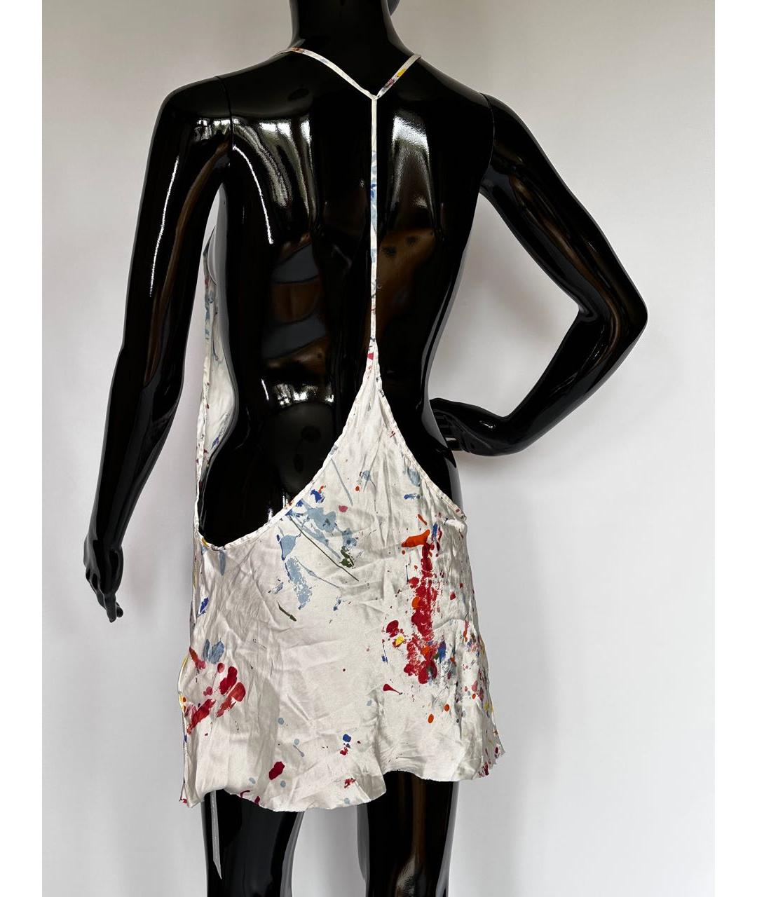 ANN DEMEULEMEESTER Мульти шелковая майка, фото 2