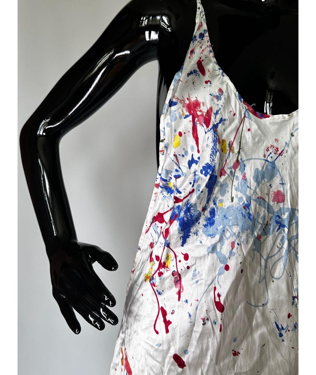 ANN DEMEULEMEESTER Мульти шелковая майка, фото 6