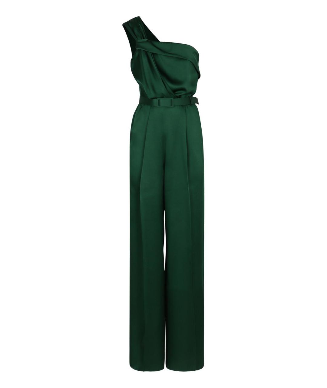 MAX MARA STUDIO Зеленый вискозный комбинезон, фото 1