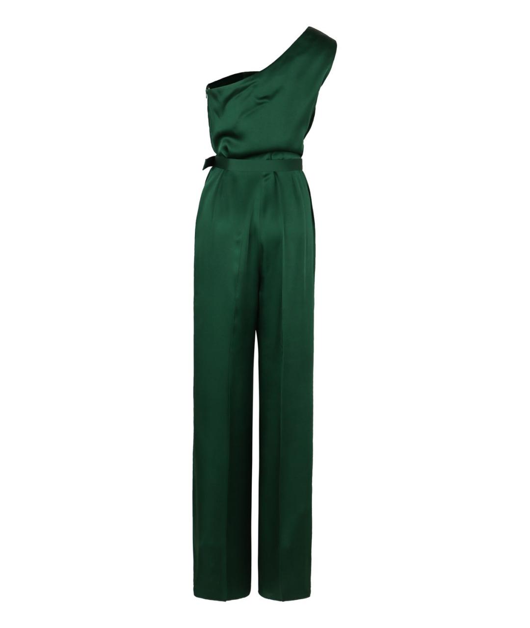 MAX MARA STUDIO Зеленый вискозный комбинезон, фото 2