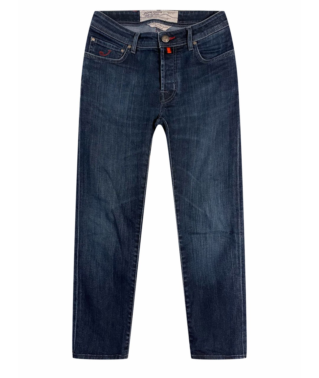 JACOB COHEN Темно-синие хлопковые джинсы, фото 1