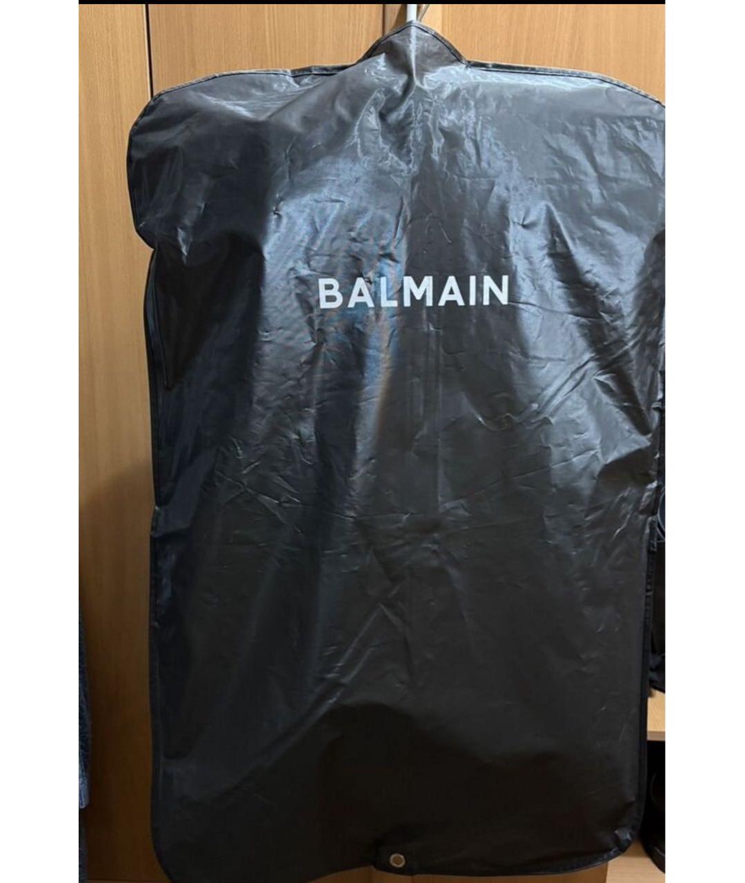 BALMAIN Черный синтетический жилет, фото 4