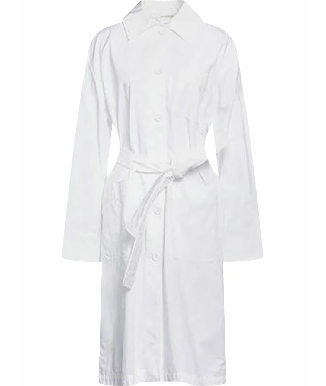 'S MAX MARA Белое хлопковое повседневное платье, фото 1