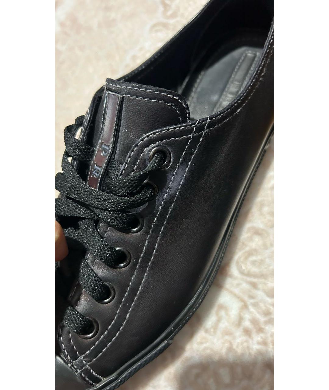 PRADA Черные кеды, фото 8