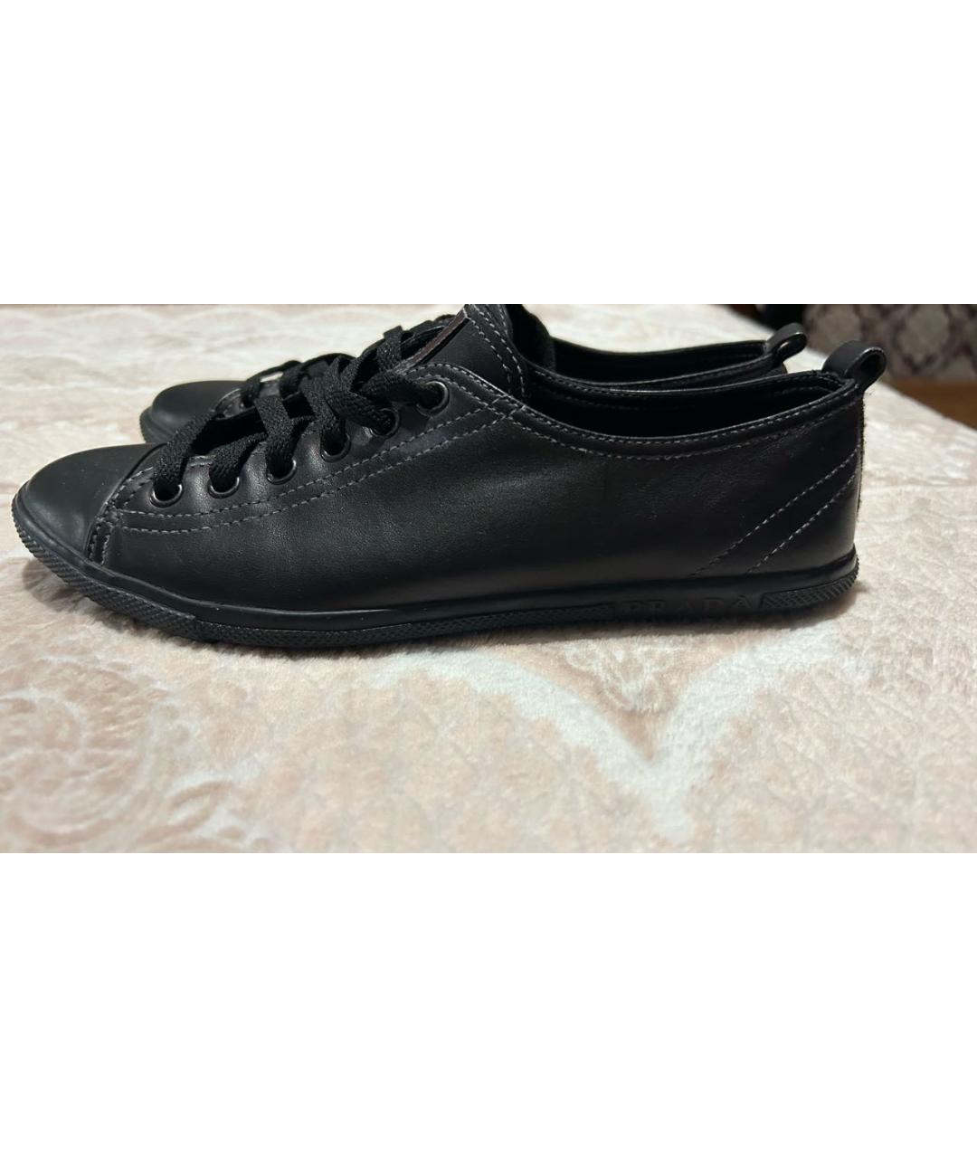 PRADA Черные кеды, фото 9