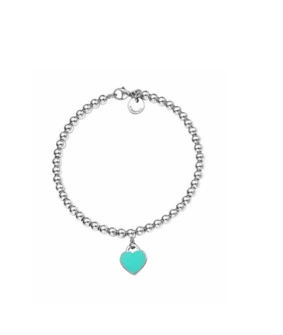 TIFFANY&CO Бирюзовый серебряный браслет, фото 2