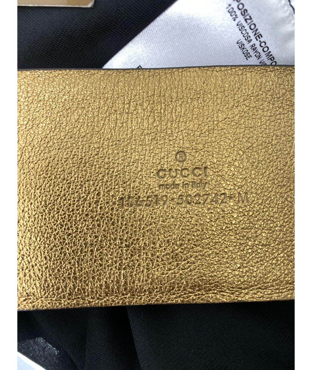 GUCCI Черное вискозное вечернее платье, фото 8
