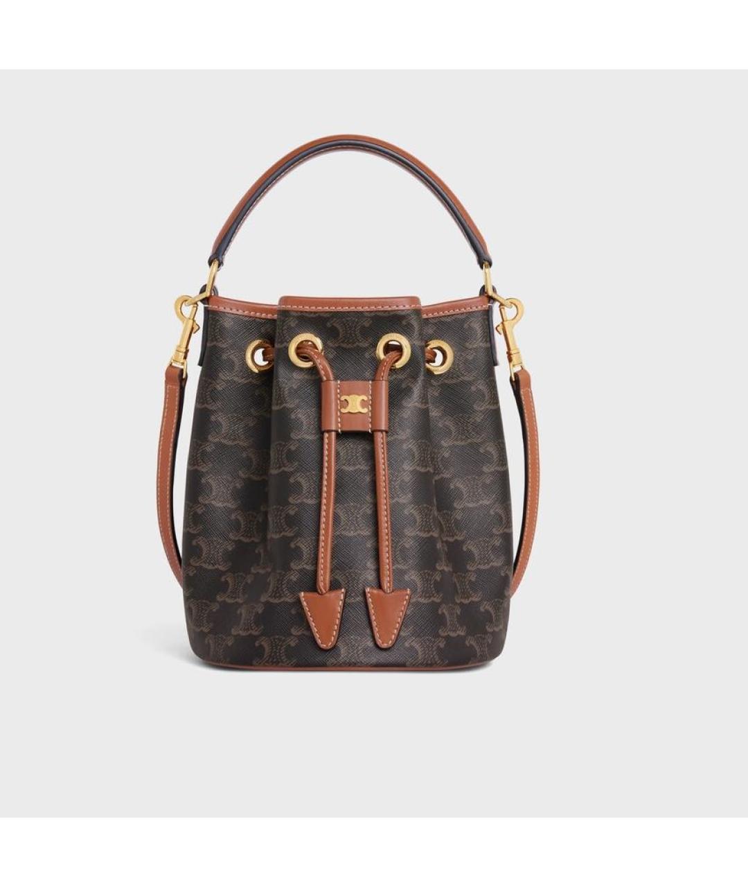 CELINE Коричневая сумка тоут, фото 3