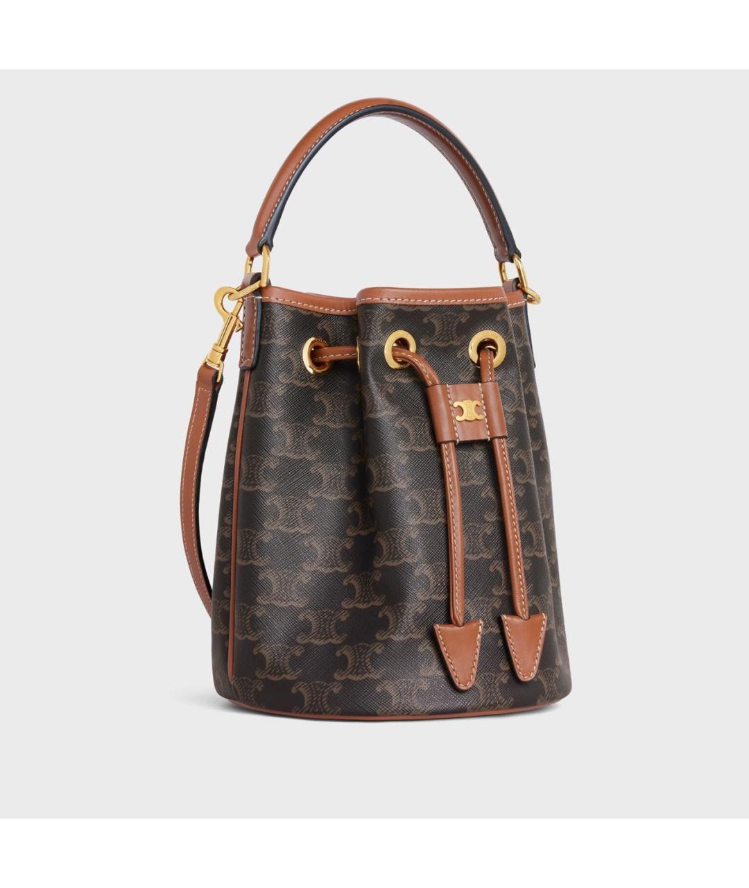 CELINE Коричневая сумка тоут, фото 2