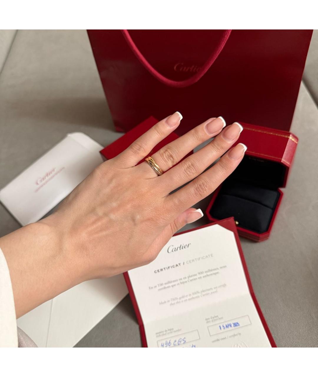 CARTIER Золотое кольцо из розового золота, фото 2
