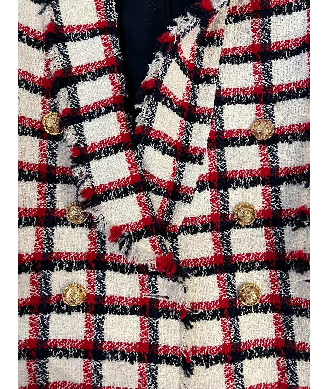 BALMAIN Мульти твидовый жакет/пиджак, фото 4