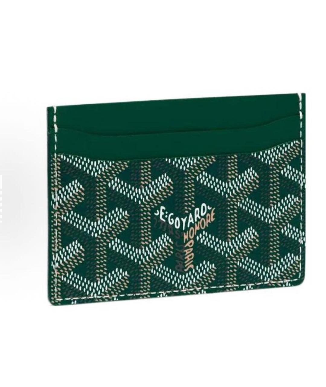 GOYARD Зеленый кардхолдер, фото 4