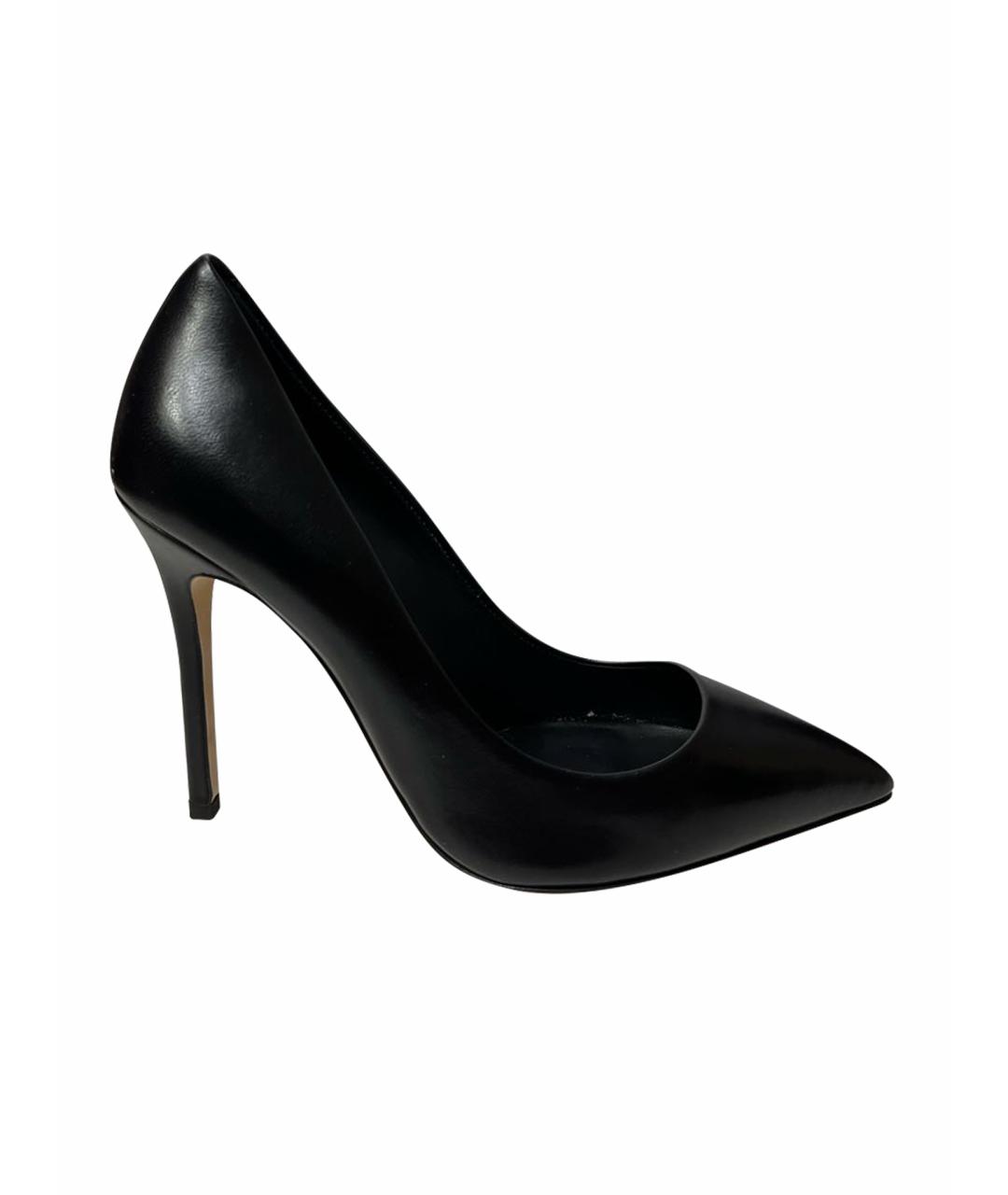 GIUSEPPE ZANOTTI DESIGN Черные кожаные туфли, фото 7