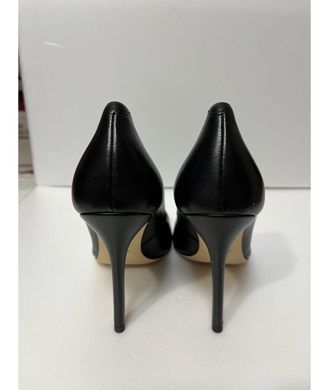 GIUSEPPE ZANOTTI DESIGN Черные кожаные туфли, фото 4