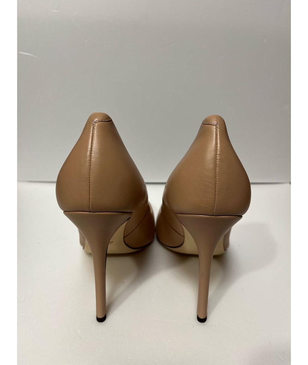 GIUSEPPE ZANOTTI DESIGN Розовые кожаные туфли, фото 4
