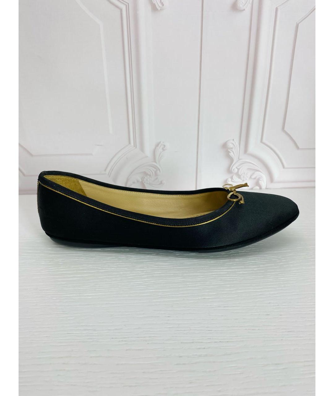 SAINT LAURENT Черные балетки, фото 9