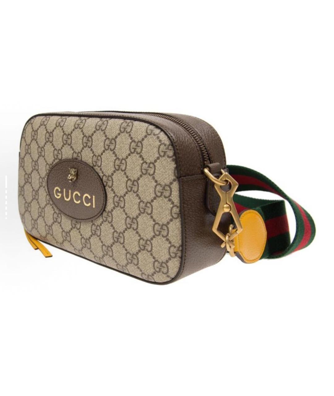 GUCCI Коричневая сумка через плечо, фото 3