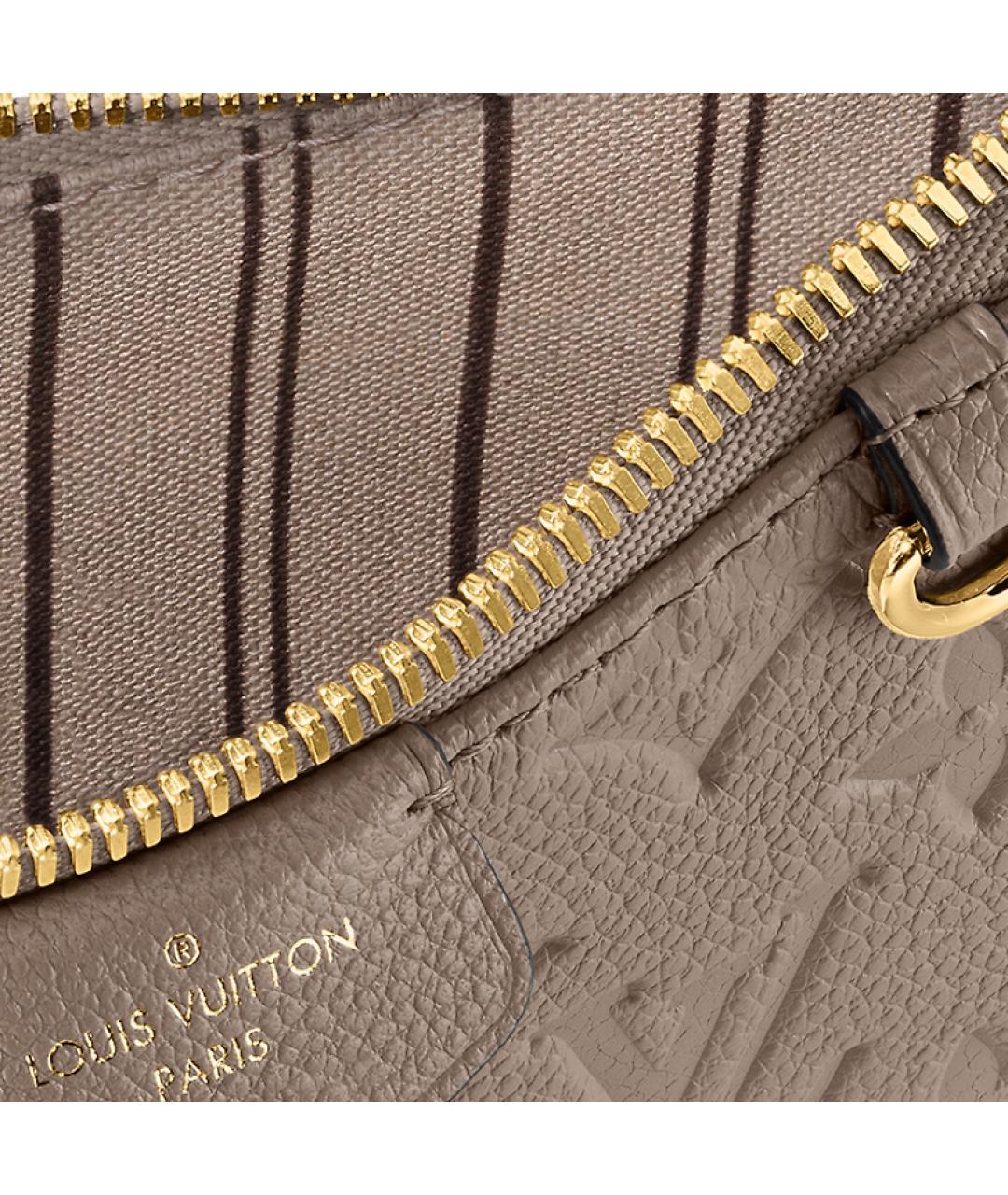 LOUIS VUITTON Бежевая сумка через плечо из канвы, фото 7