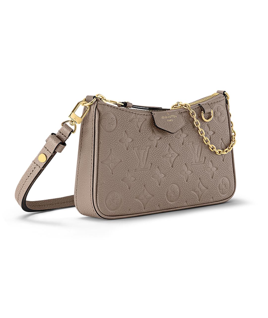 LOUIS VUITTON Бежевая сумка через плечо из канвы, фото 3