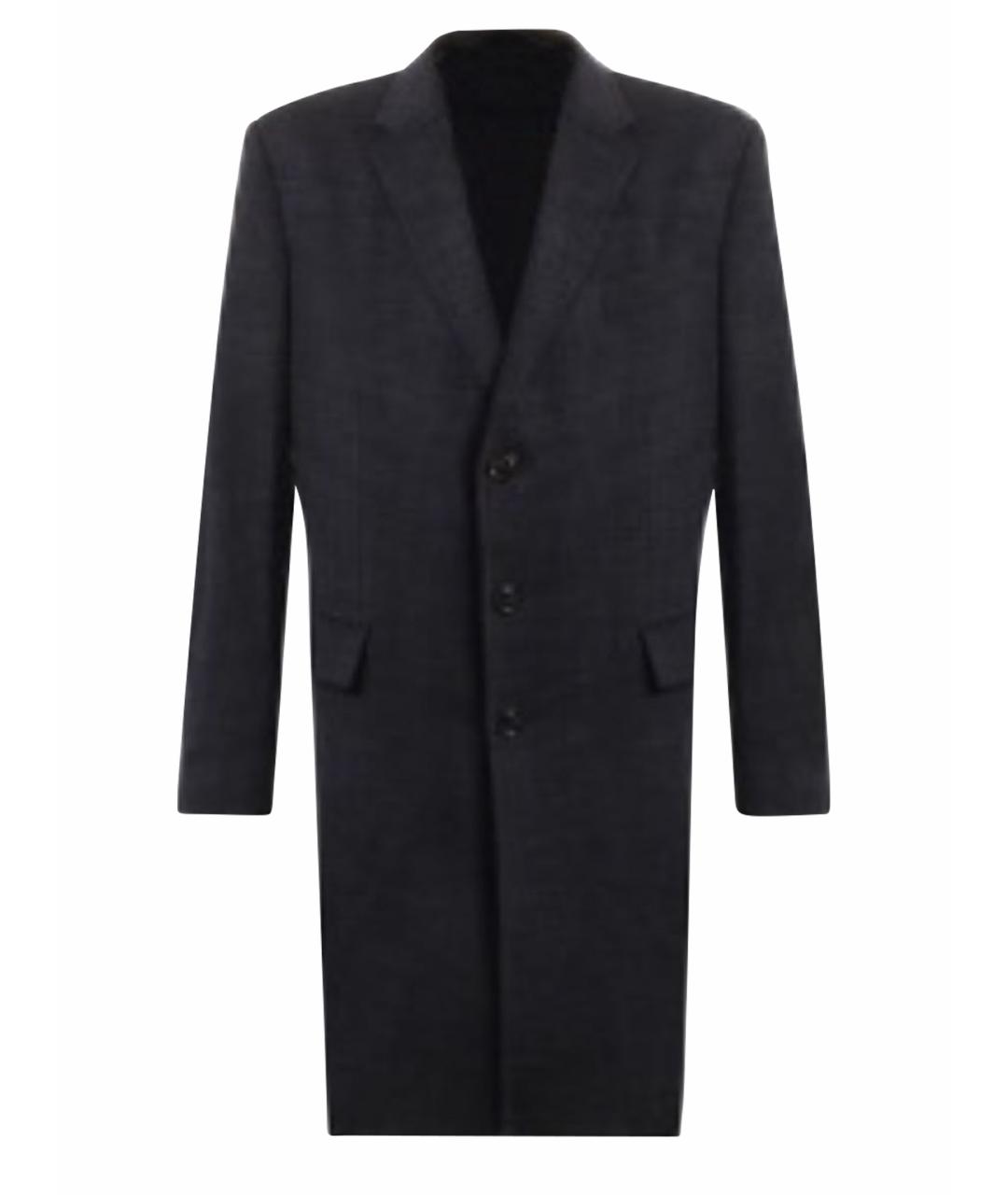 ERMENEGILDO ZEGNA XXX Темно-синее кашемировое пальто, фото 1