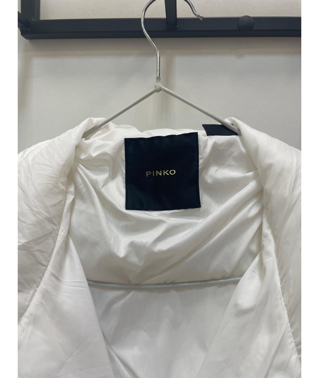 PINKO Белая полиамидовая куртка, фото 2