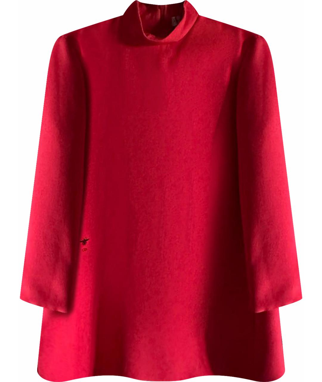 CHRISTIAN DIOR Красное коктейльное платье, фото 1
