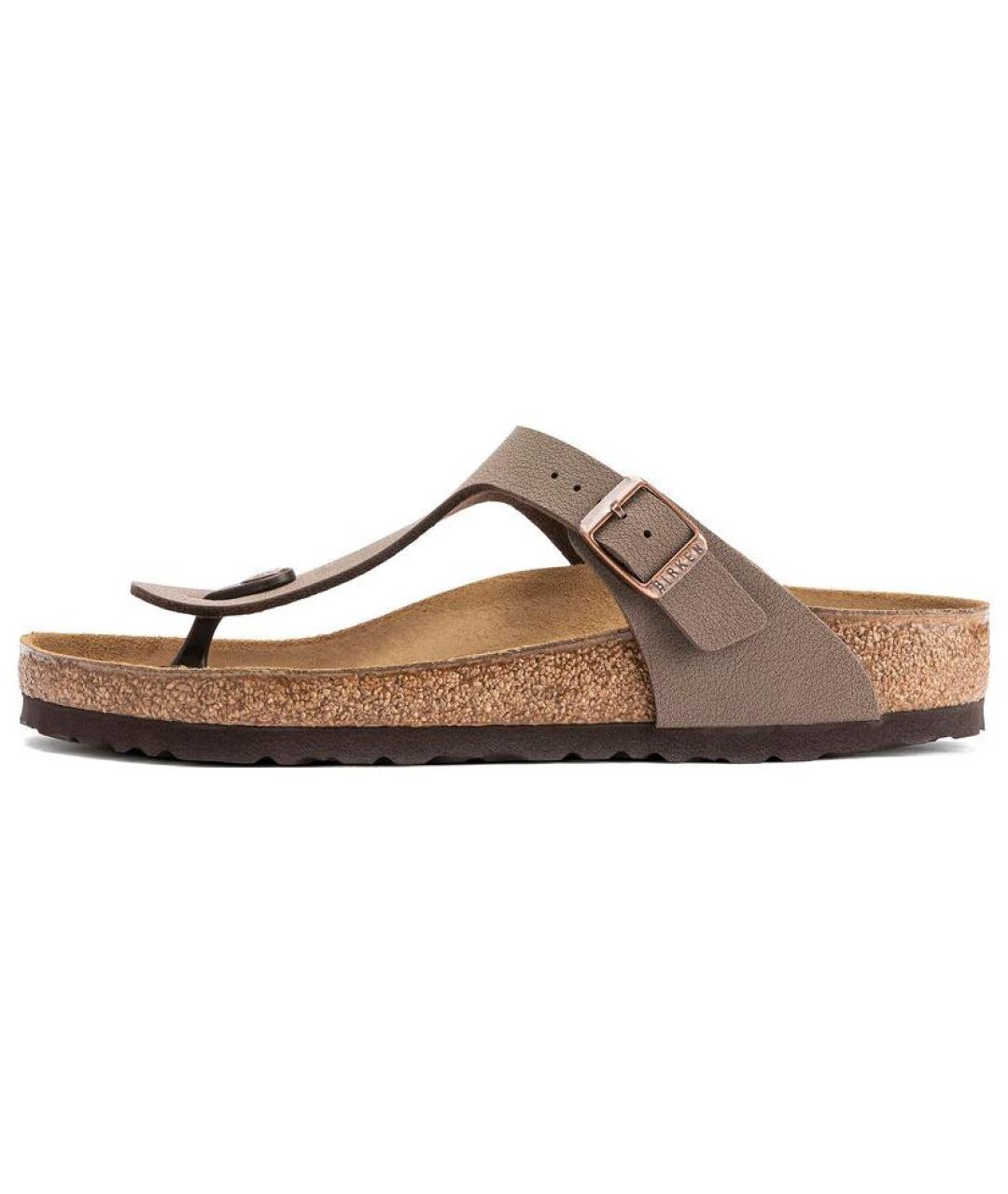 BIRKENSTOCK Бежевые шлепанцы, фото 5